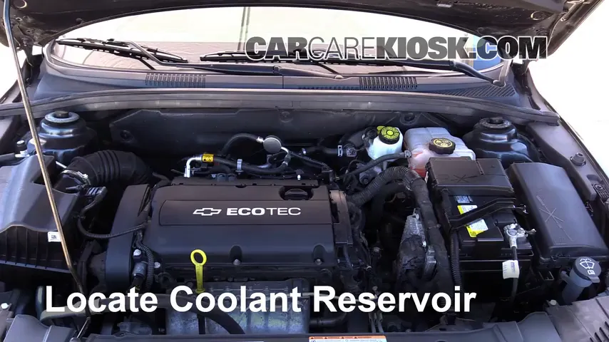 How to Add Refrigerant to a 2014 Chevrolet Cruze LS 1.8L 4 Cyl. Sedan